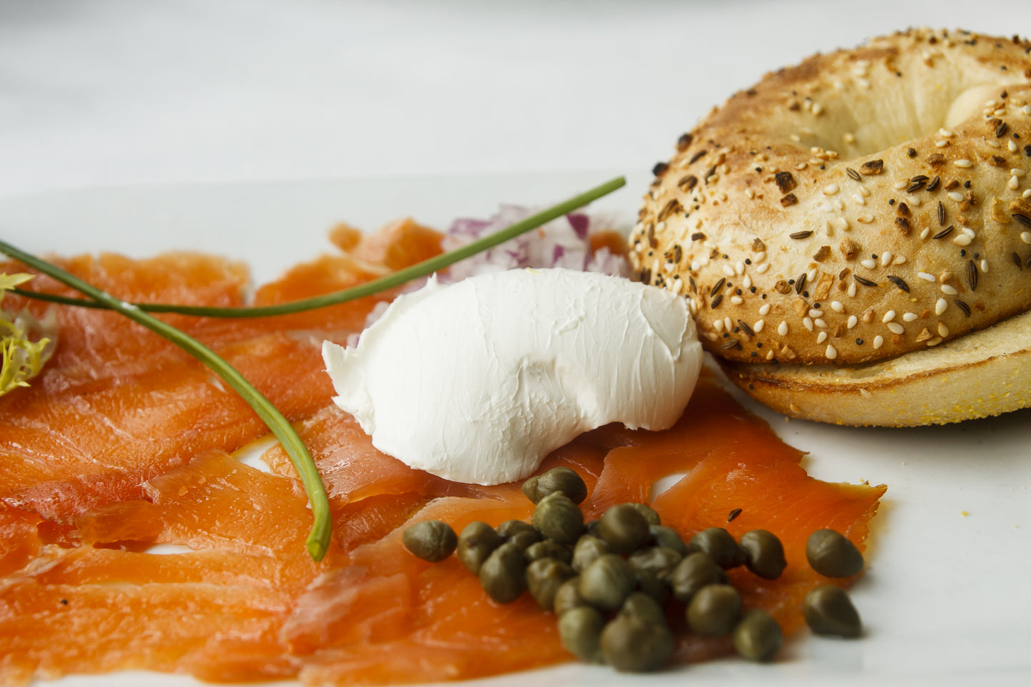Smoked Salmon Lox Bagel Box - $39.99