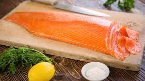 COLD SMOKED SALMON LOX SIDE  (ONE FILLET APPROXIMATELY 1.5LB) $20 per lb