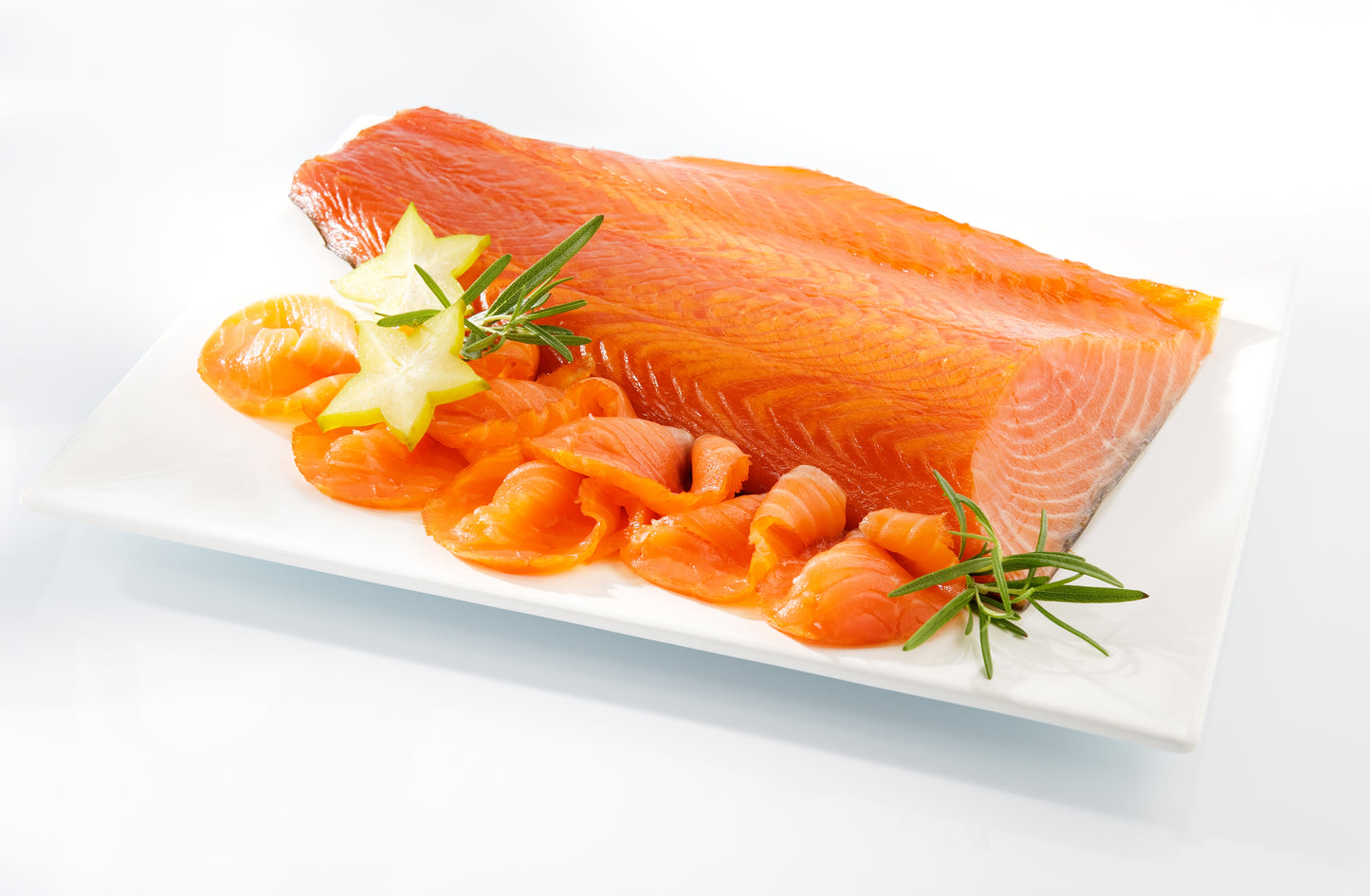 COLD SMOKED SALMON LOX SIDE  (ONE FILLET APPROXIMATELY 1.5LB) $19.99 per lb